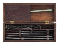 [CIVIL WAR]. Post-mortem dissecting kit by Tiemann, ca 1860s, comprising: