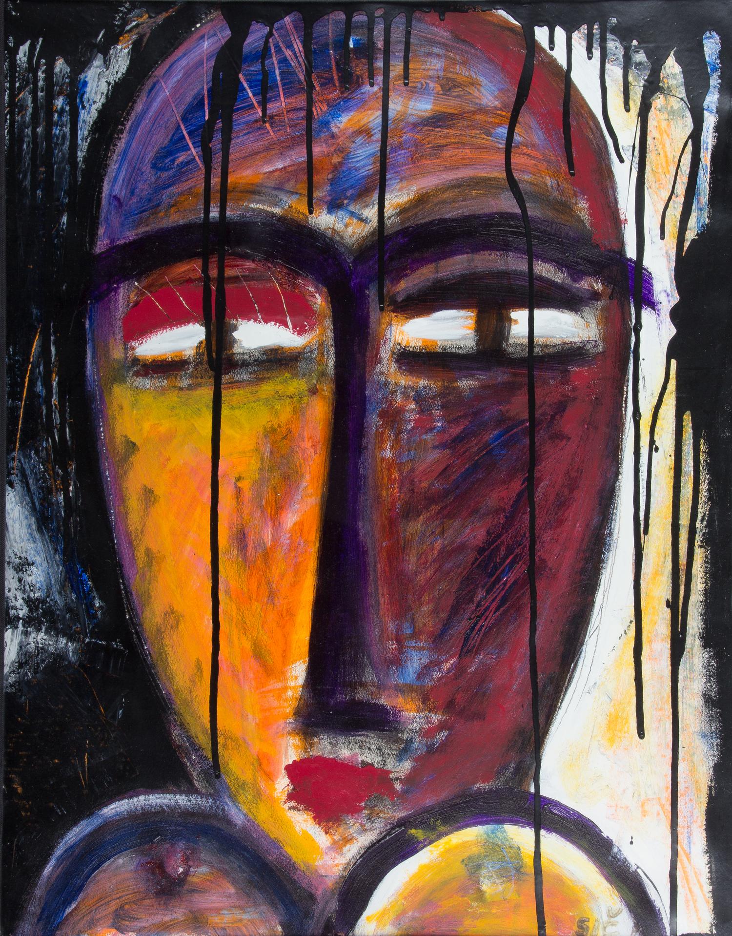 Artist Unknown, 20th/21st century, Abstract Portrait