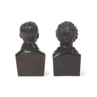 Pierre Joseph Chardigny (French, 1794-1866), Two Bronze Busts Depicting William Pitt the Younger and the Duke of Wellington