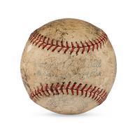 A 1936 Detroit Tigers Team Signed Autograph Baseball Featuring Mickey Cochrane, Al Simmons and Hank Greenberg (JSA Auction Letter)