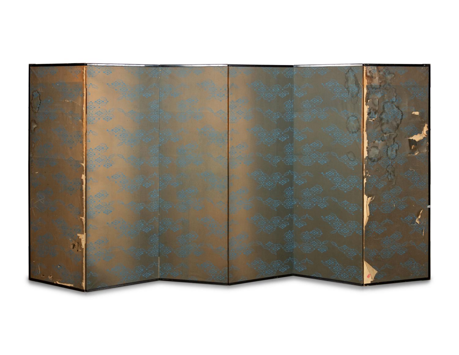 A Japanese Six-Panel Floor Screen