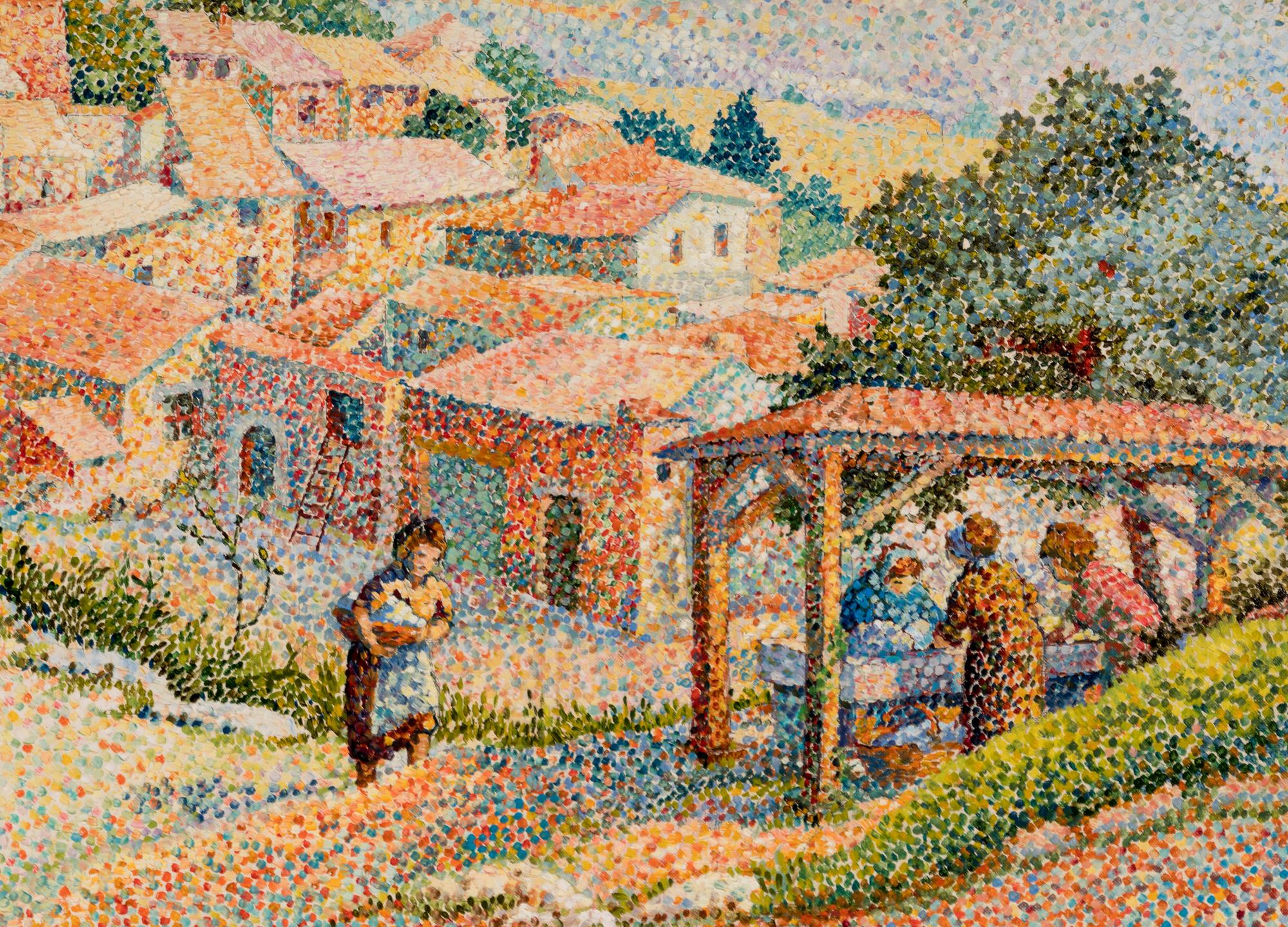 Lavandières dans le village de Provence, 1987