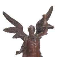 A Continental Carved Wood Figure of St. John the Baptist