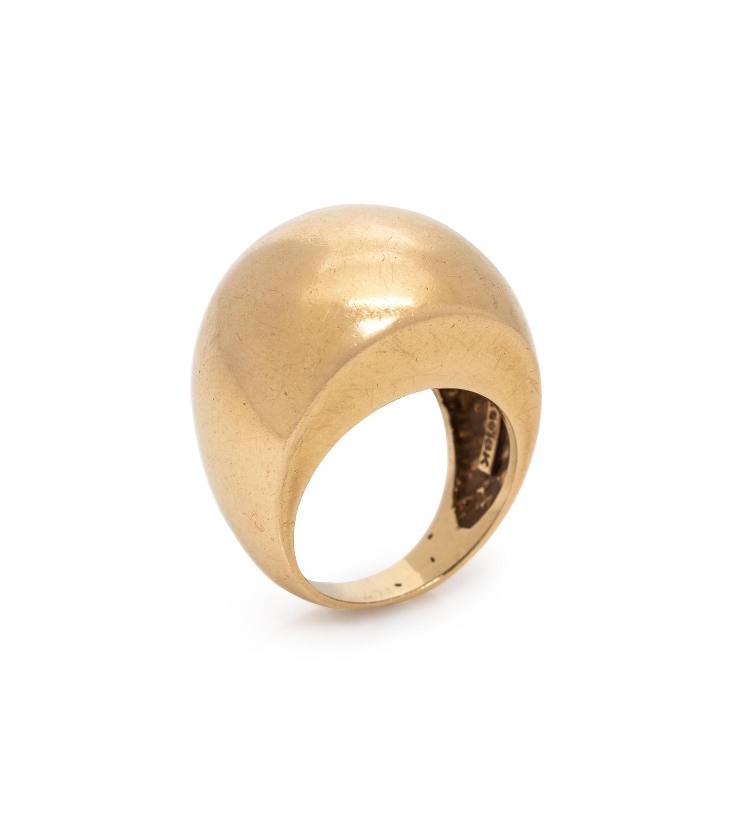 TIFFANY & CO., YELLOW GOLD RING