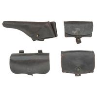 Group of Indian War Era US Leather Accoutrements