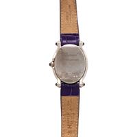 CHOPARD, WHITE GOLD AND DIAMOND 'HAPPY SPORT' WATCH