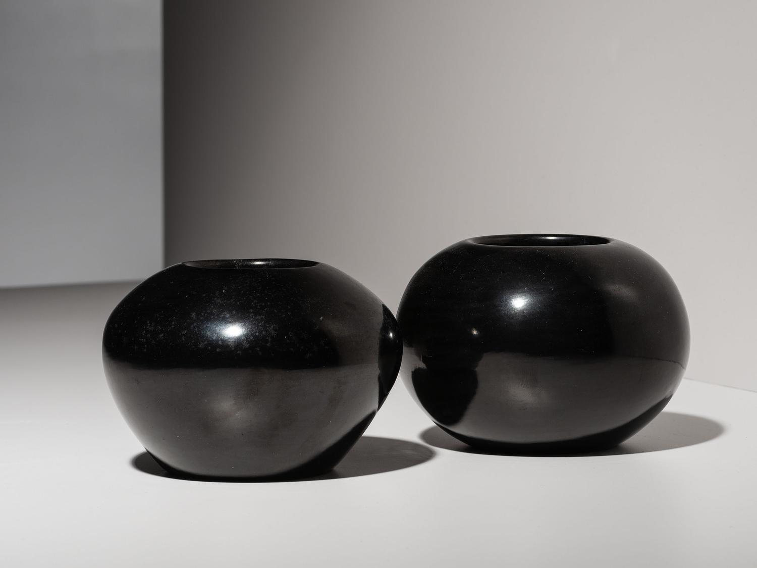 Blackware Pottery Bowls 1956-1965