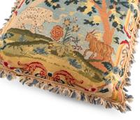 A Pair of Gros and Petit Point Upholstered Cushions