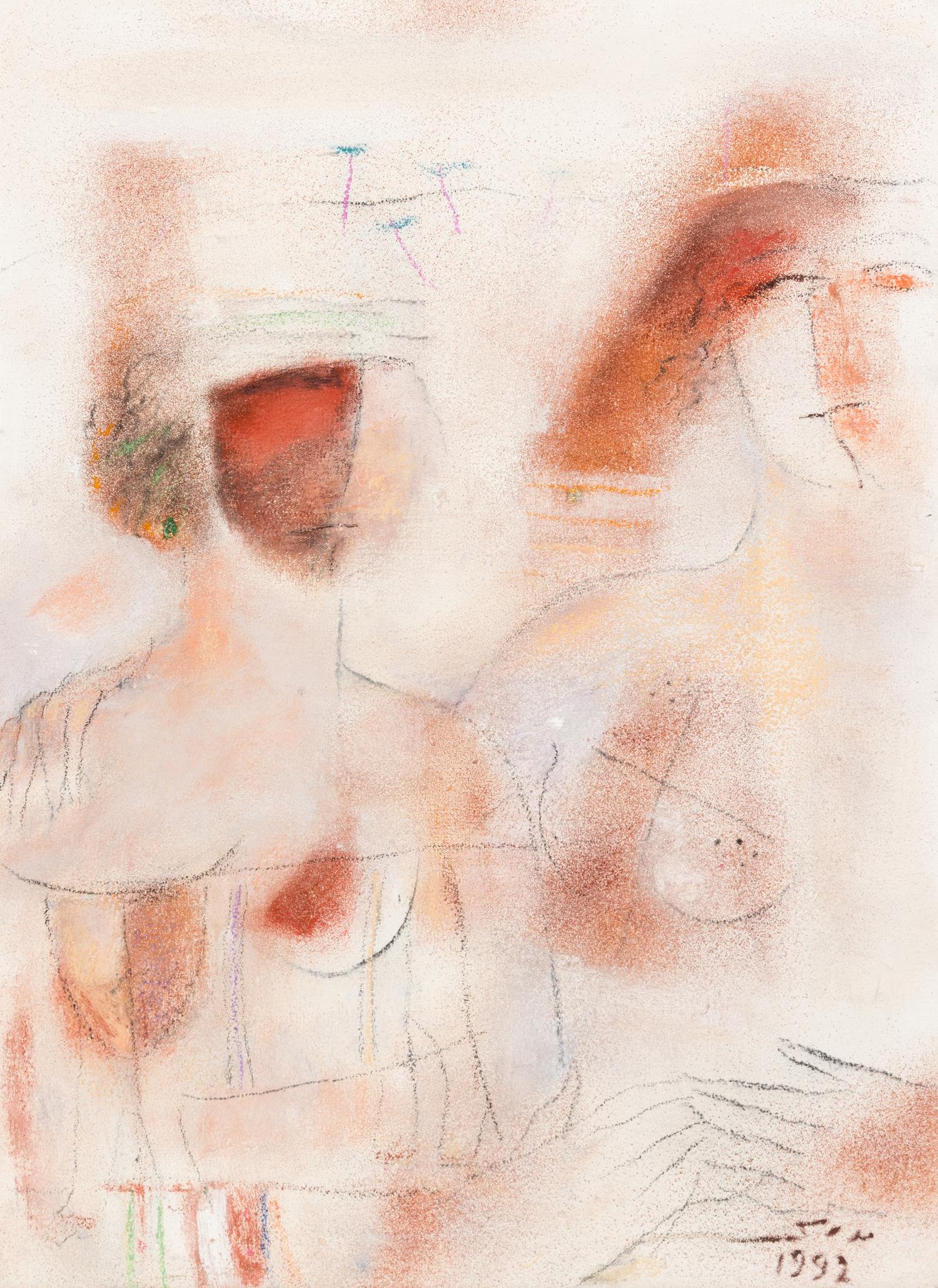 Fateh Moudarres, (Syrian, 1922-1999), Revelation, 1992