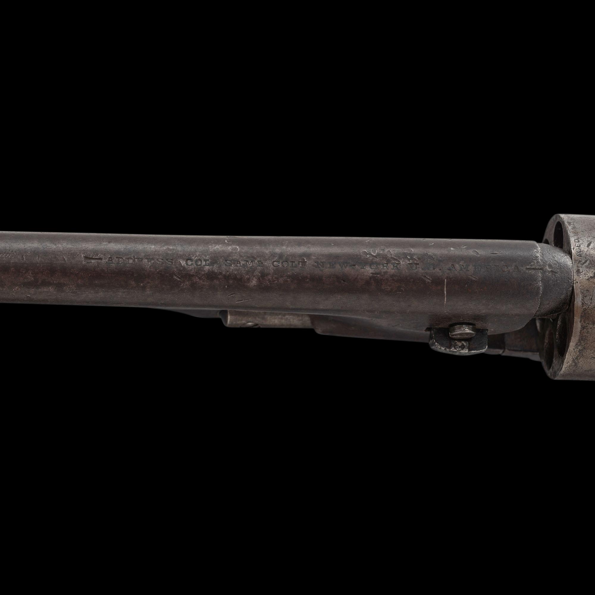 Colt Model 1861 Navy Revolver Inscribed to Confederate Colonel Joel R. Griffin - 62nd Georgia Infantry