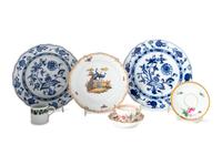 A Collection of Meissen Porcelain Articles