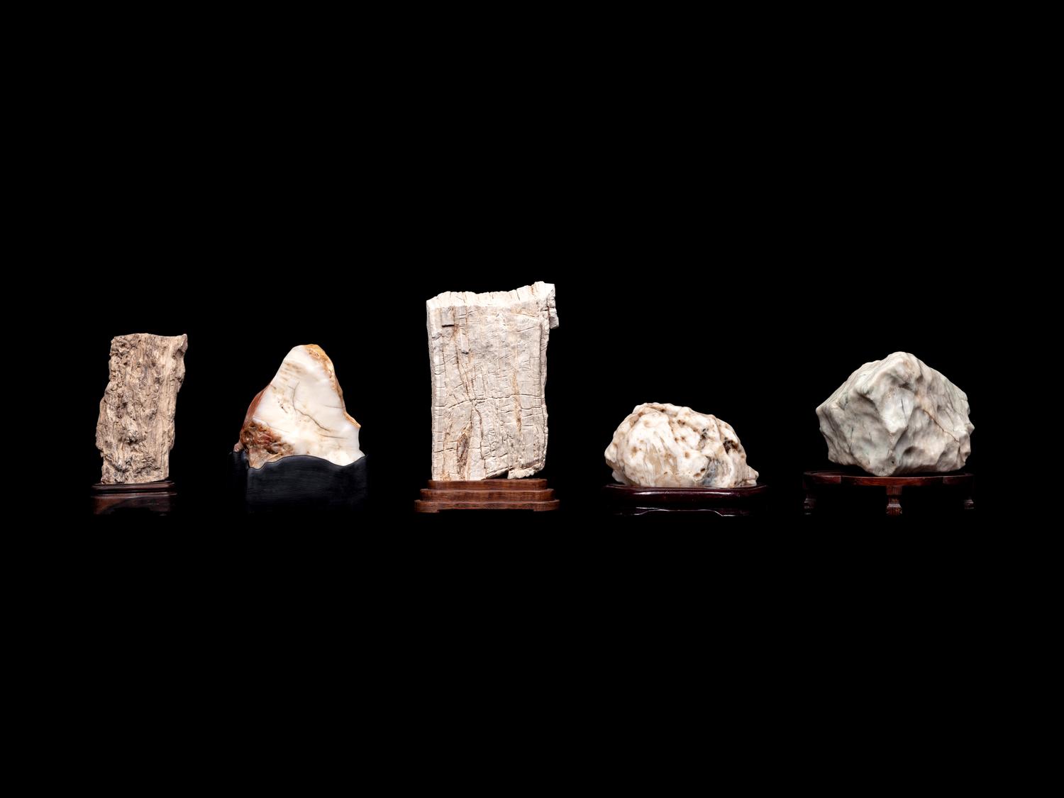 Five Chinese Scholar's Rocks