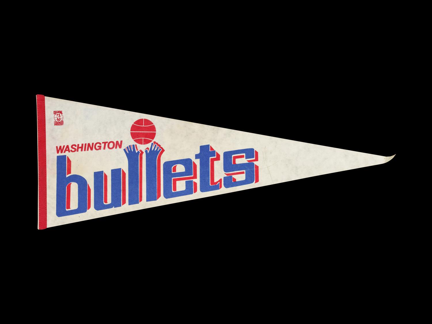 A Complete Set of 23 1980s Michael Jordan Rookie Era NBA Pennants,