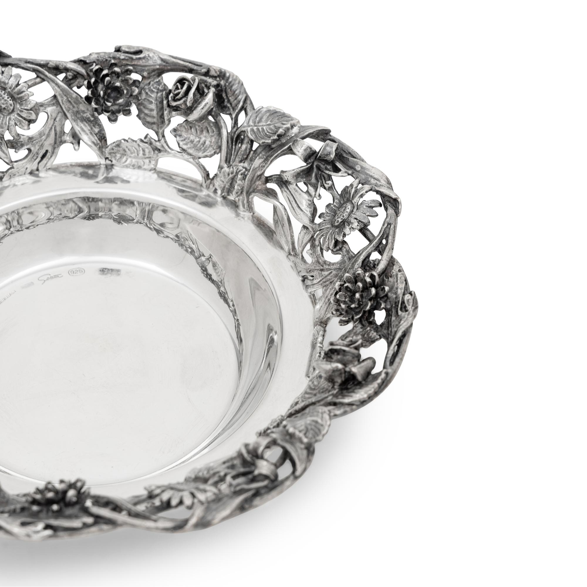 An Italian Silver Dish