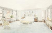 Residence of Mrs. Wm J. Reid (Issy) Studies (a group of four works)