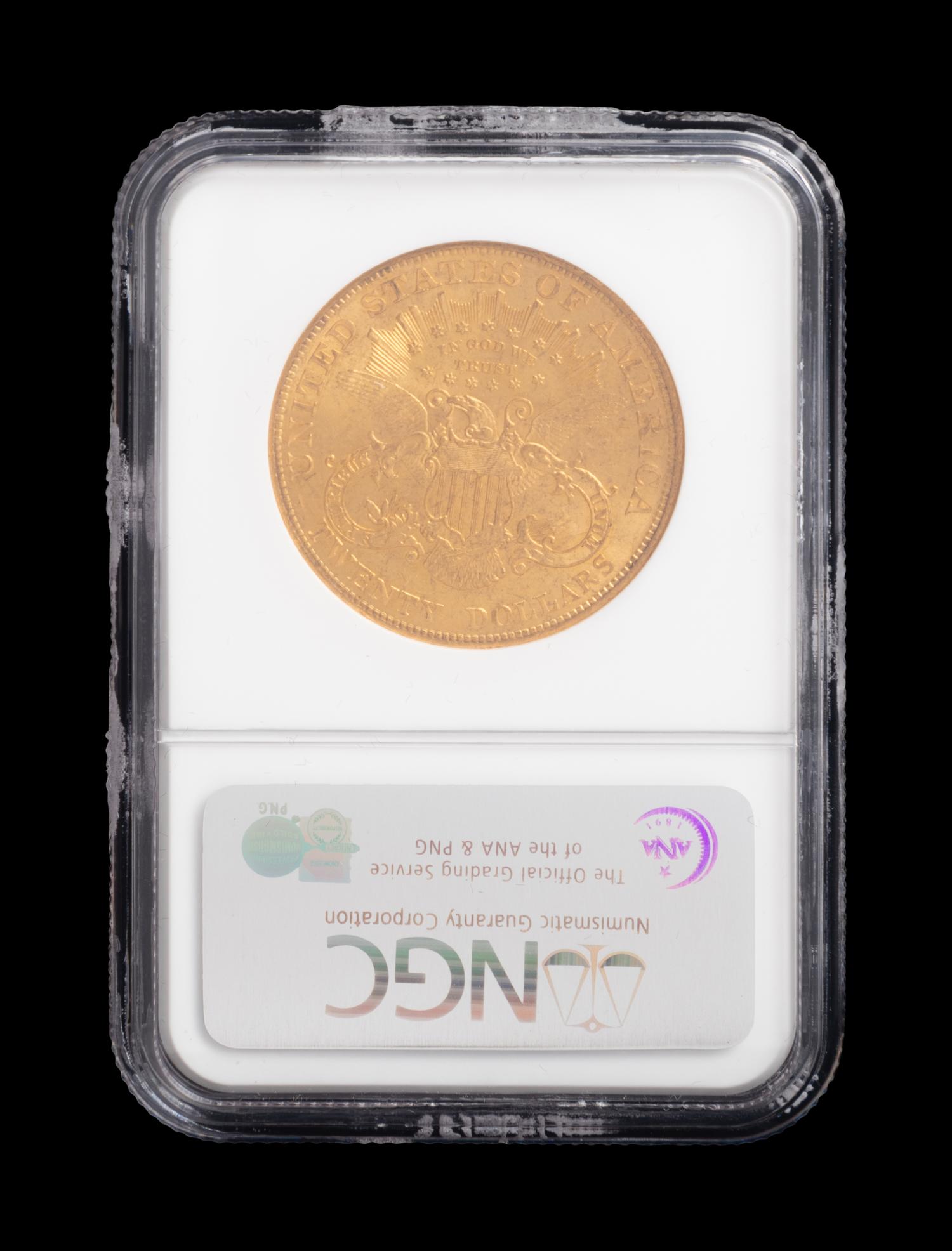 A 1904 Liberty Head Gold $20 Coin (NGC MS62)
