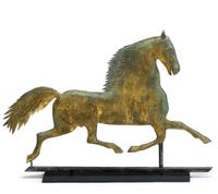 Copper "Blackhawk" weathervane 19th century
