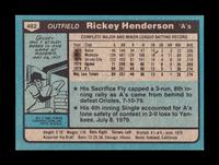 A Group of 13 Topps Hall of Fame and Star Baseball Cards Including Rickey Henderson and Eddie Murray Rookies,