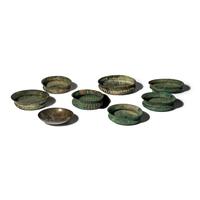 Eight Greco-Roman Bronze Bowls