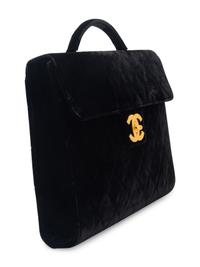 CHANEL VELVET BRIEFCASE
