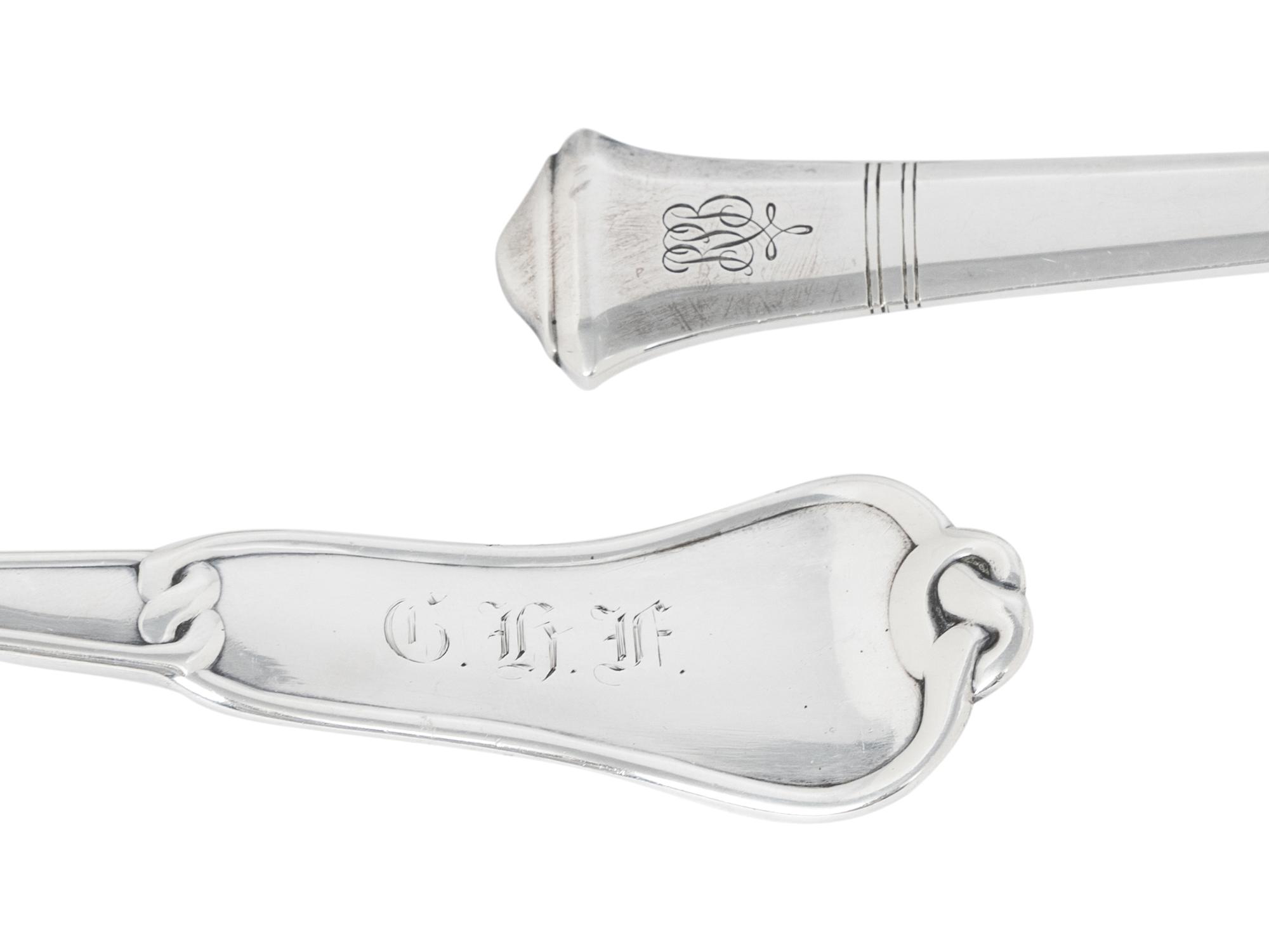 A Collection of Five Tiffany and Co. Silver Table and Flatware Articles