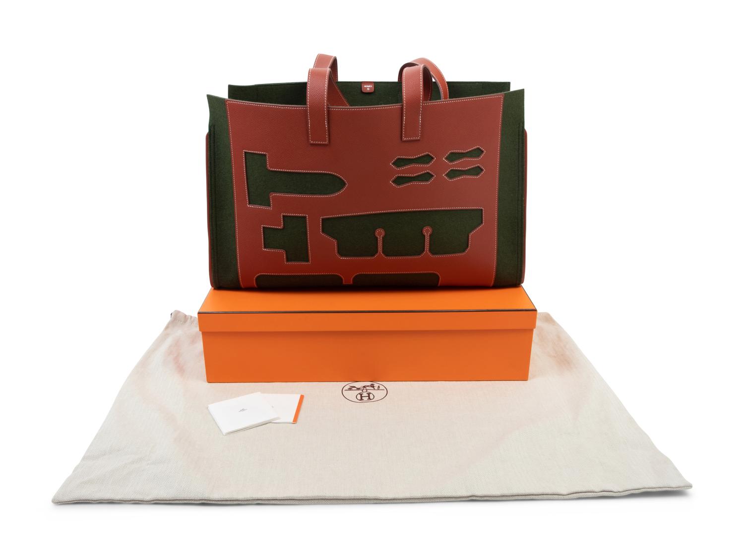 Hermès Petit H Decoupe Cabas MM Bag, 2017