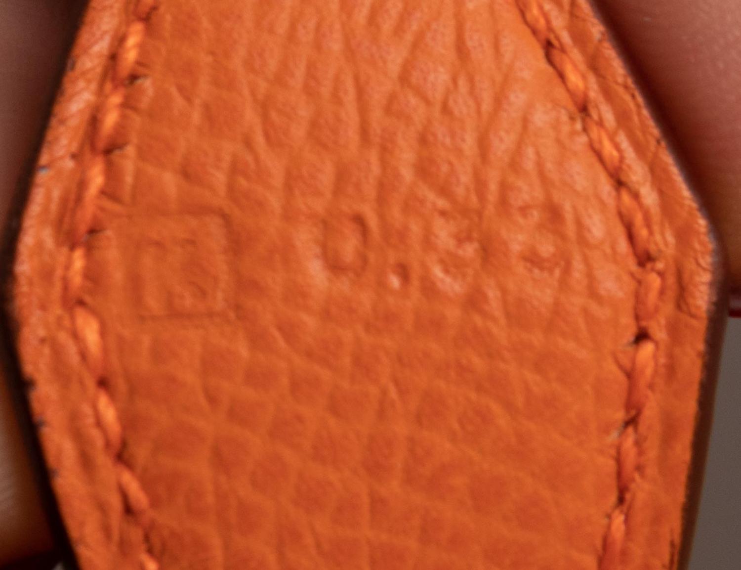 Hermès Orange Leather Bolide Bag 37cm, 2007