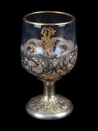 A French Silver Gilt and Crystal Decanter Set — 19TH CENTURY
