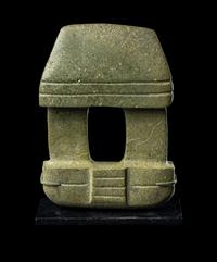 A Mezcala Diorite Temple Model