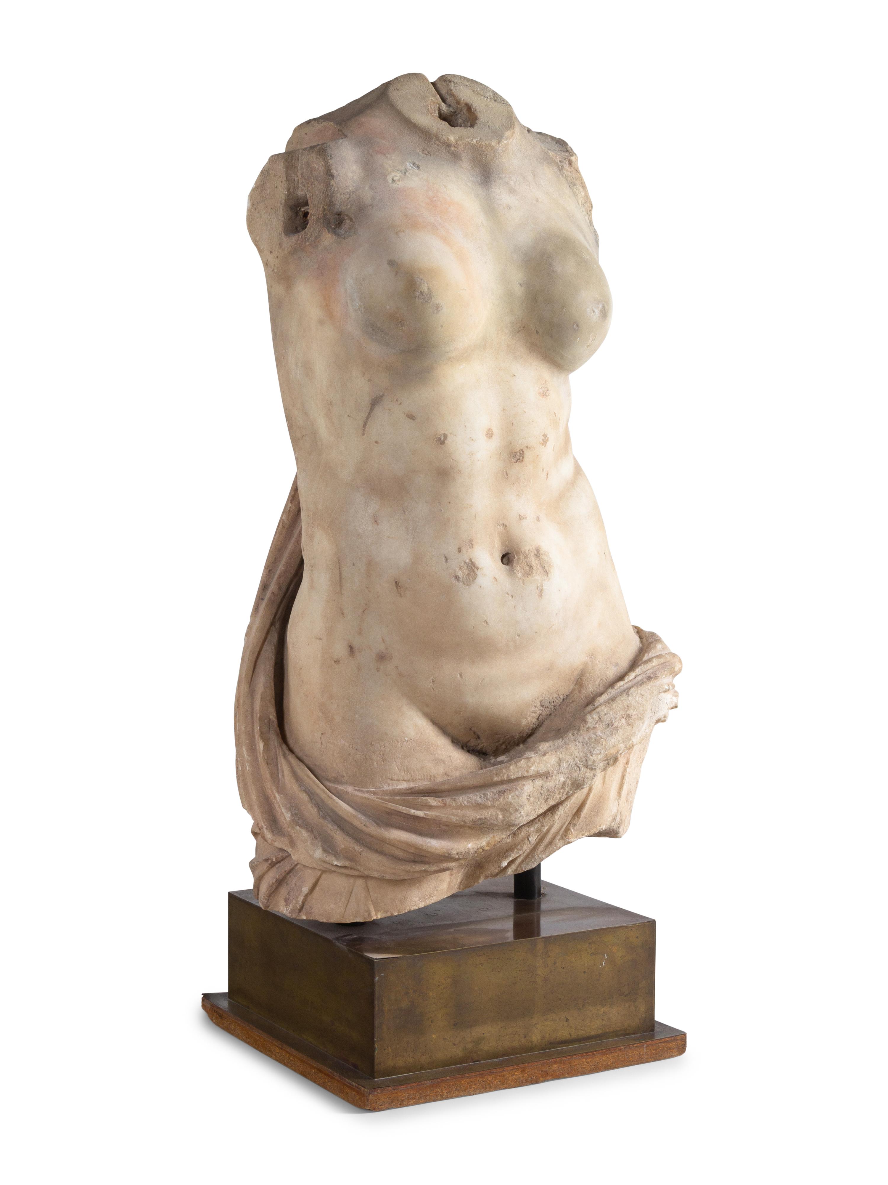 A Roman Marble Torso of the Goddess Venus (Pontia - Euploia Type)