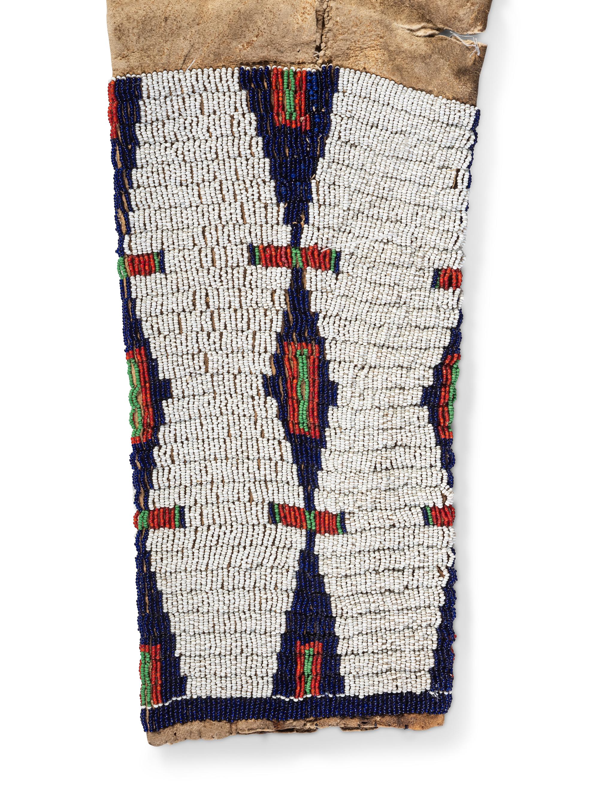 Central Plains Beaded Hide Leggings