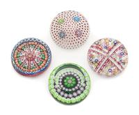 Saint-Louis and Perthshire Paperweights, France; Scotland, a group of four glass paperweights