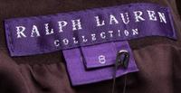 A Ralph Lauren Brown Suede Blazer, Size 8.