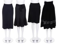 Four Christian Dior Skirts, 1960-2000s