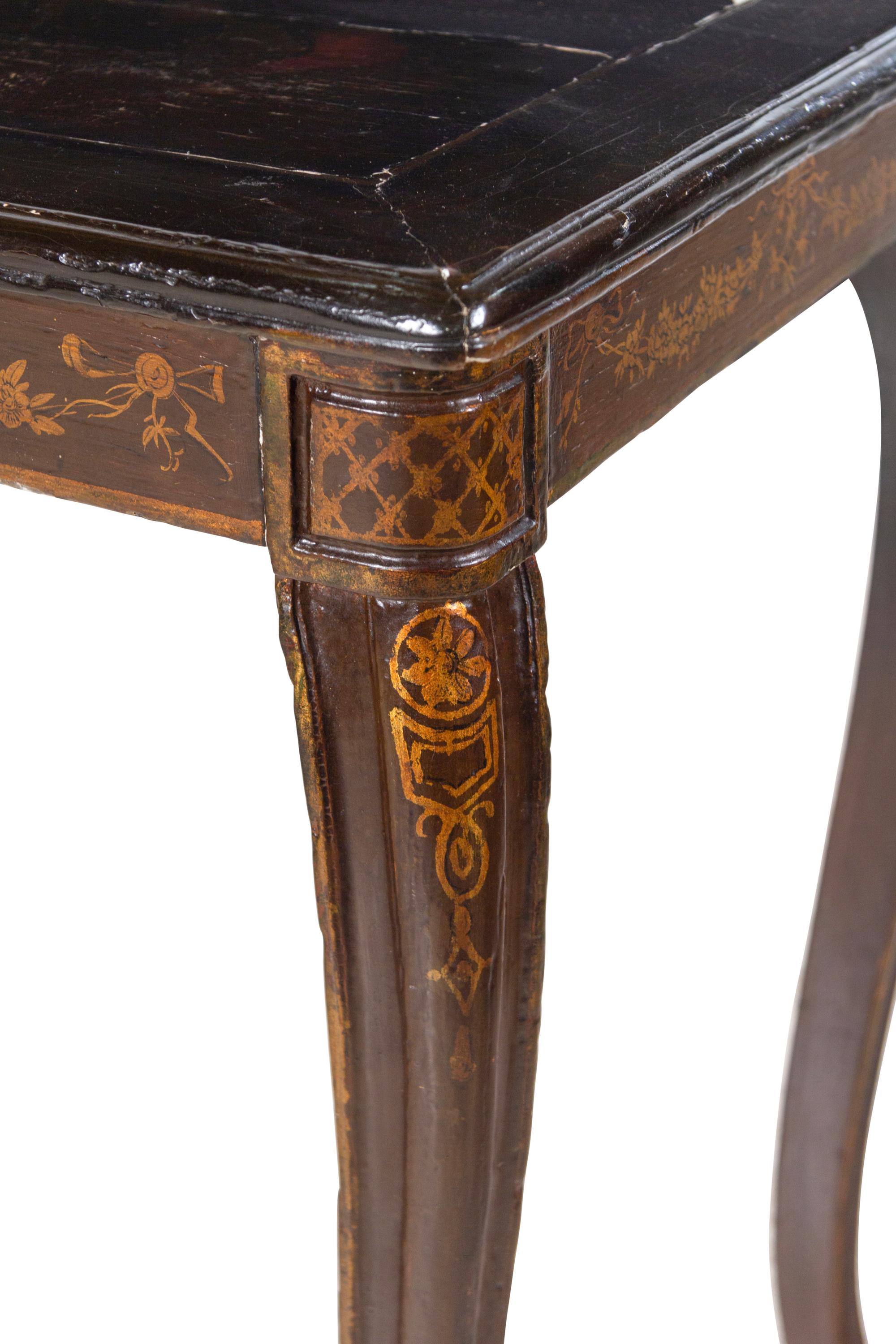 A Victorian Lacquered Table