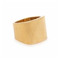 SCHLUGER, YELLOW GOLD RING