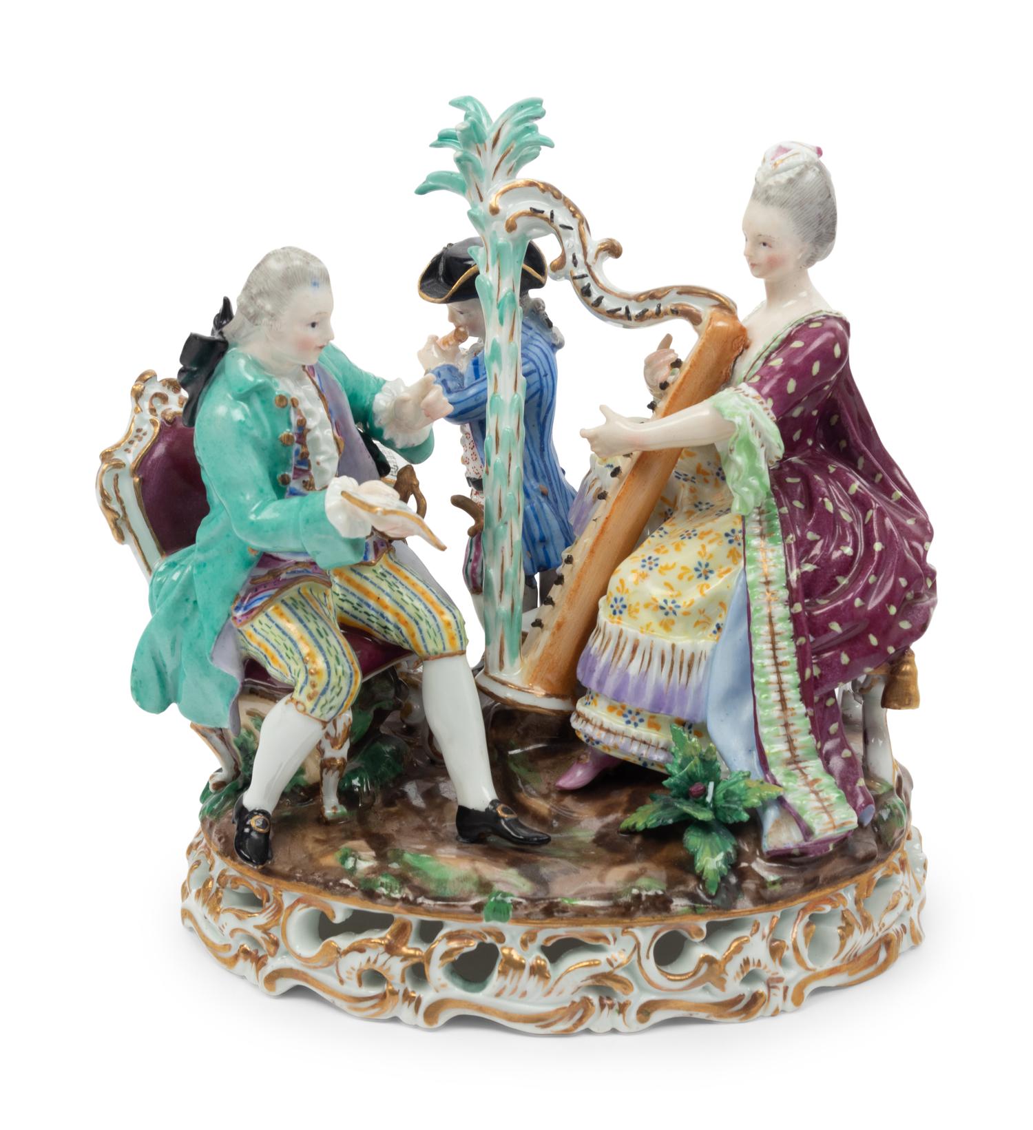 A Meissen Porcelain Figural Group