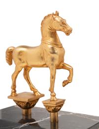 Two Continental Gilt Bronze Figures