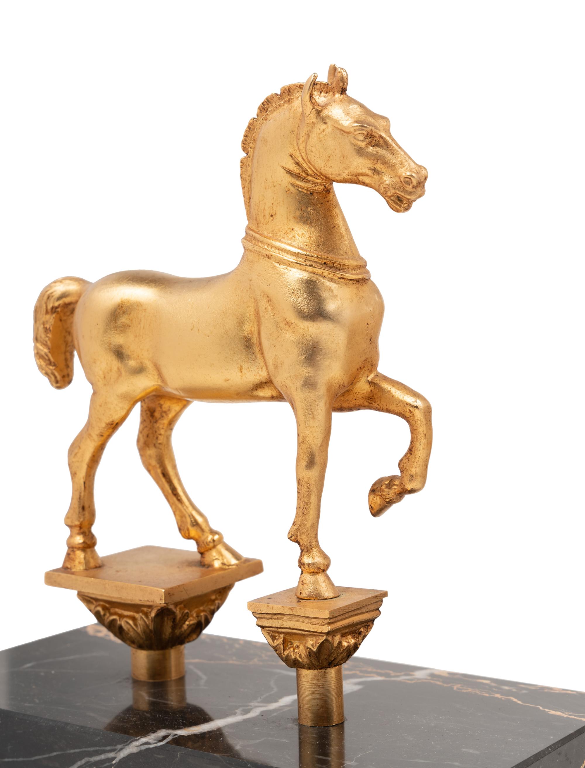 Two Continental Gilt Bronze Figures