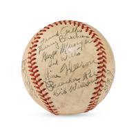 A 1942 Columbus Red Birds Team Signed Autograph Baseball