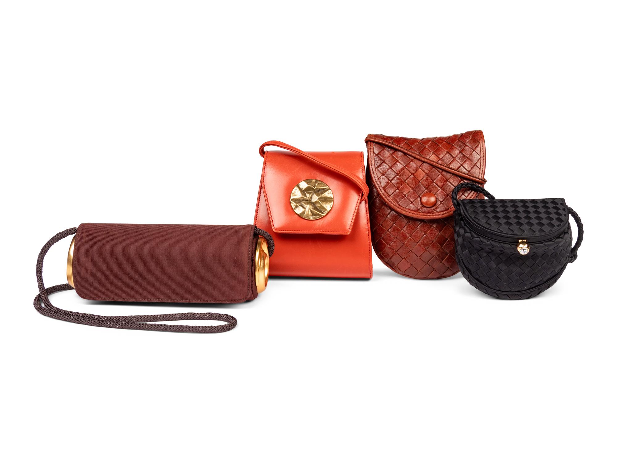 Four Small Designer Bags, Bottega Veneta and Others