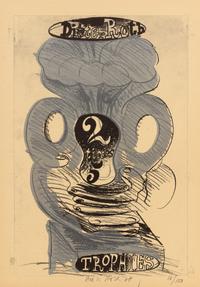 Dieter Roth, (German, 1930-1998), 2 times 5 TROPHIES, 1978, together with speedy drawing and book Seishport, Trophies; 125 Two-Handed S