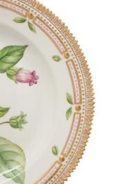 A Set of Fifteen Royal Copenhagen Flora Danica Porcelain Plates