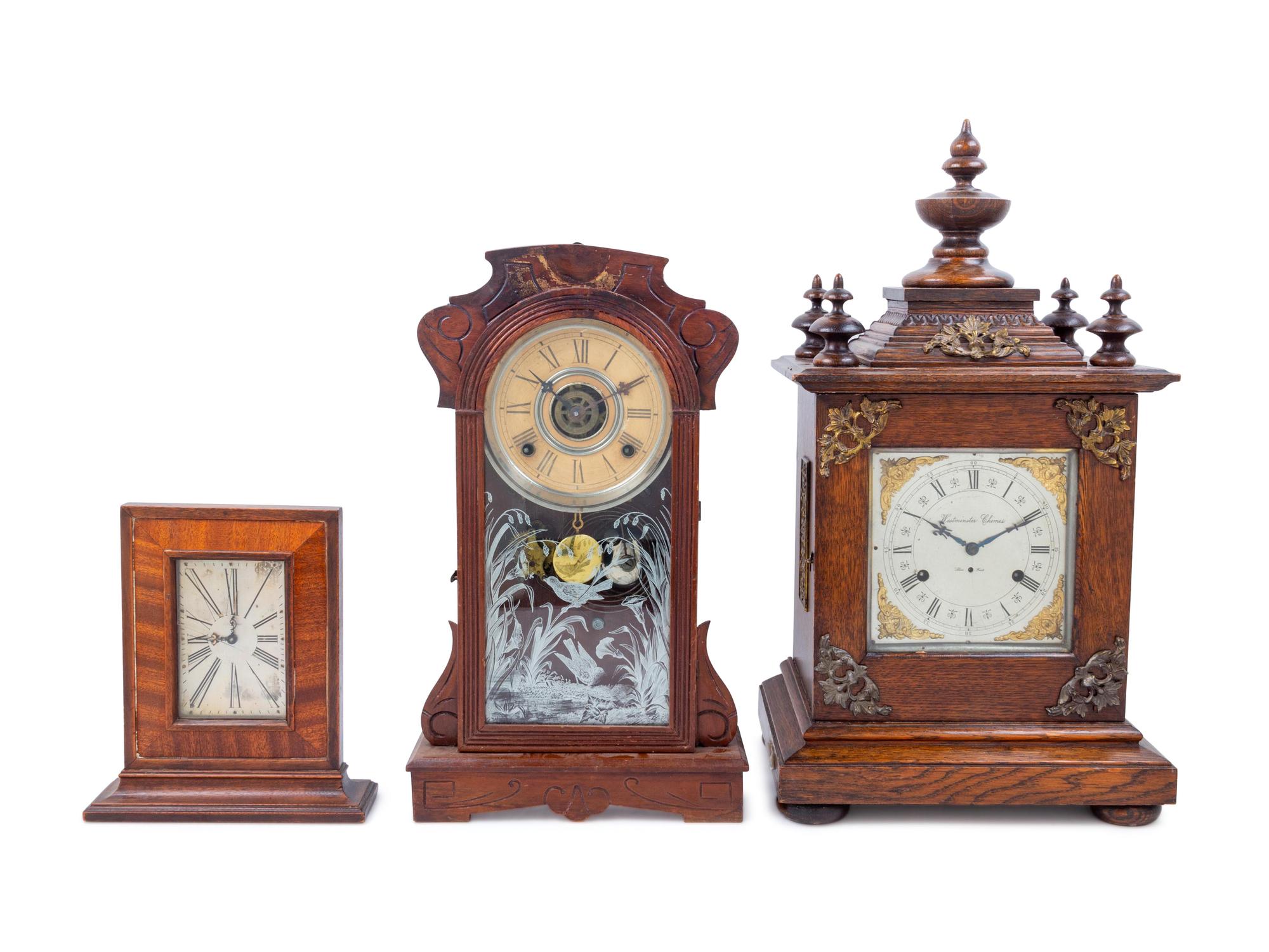 A Group of Three Clocks
