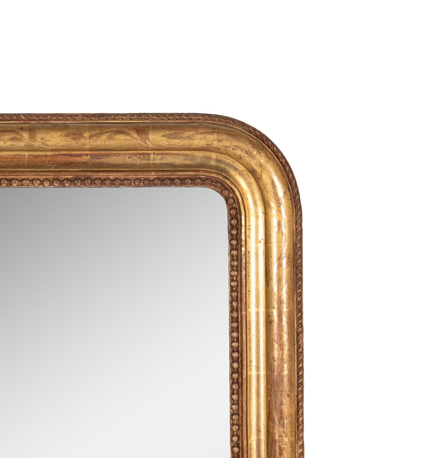 A Louis Phillipe Giltwood Mirror