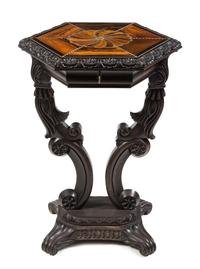 An Anglo-Indian Hardwood Side Table Height 30 1/2 inches. — GOA, CIRCA 1820