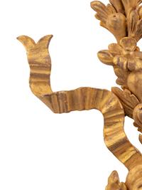 A Pair of French Giltwood Appliques