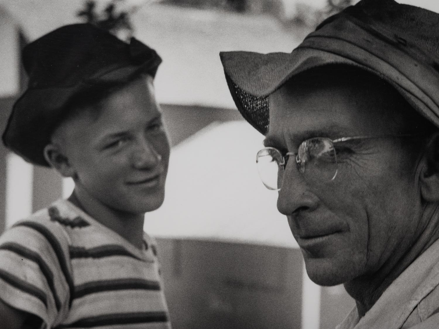 A group of five photographs from the Farm Families Project