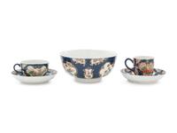 A Royal Worcester Painted and Parcel Gilt Porcelain Tea and Coffee Service