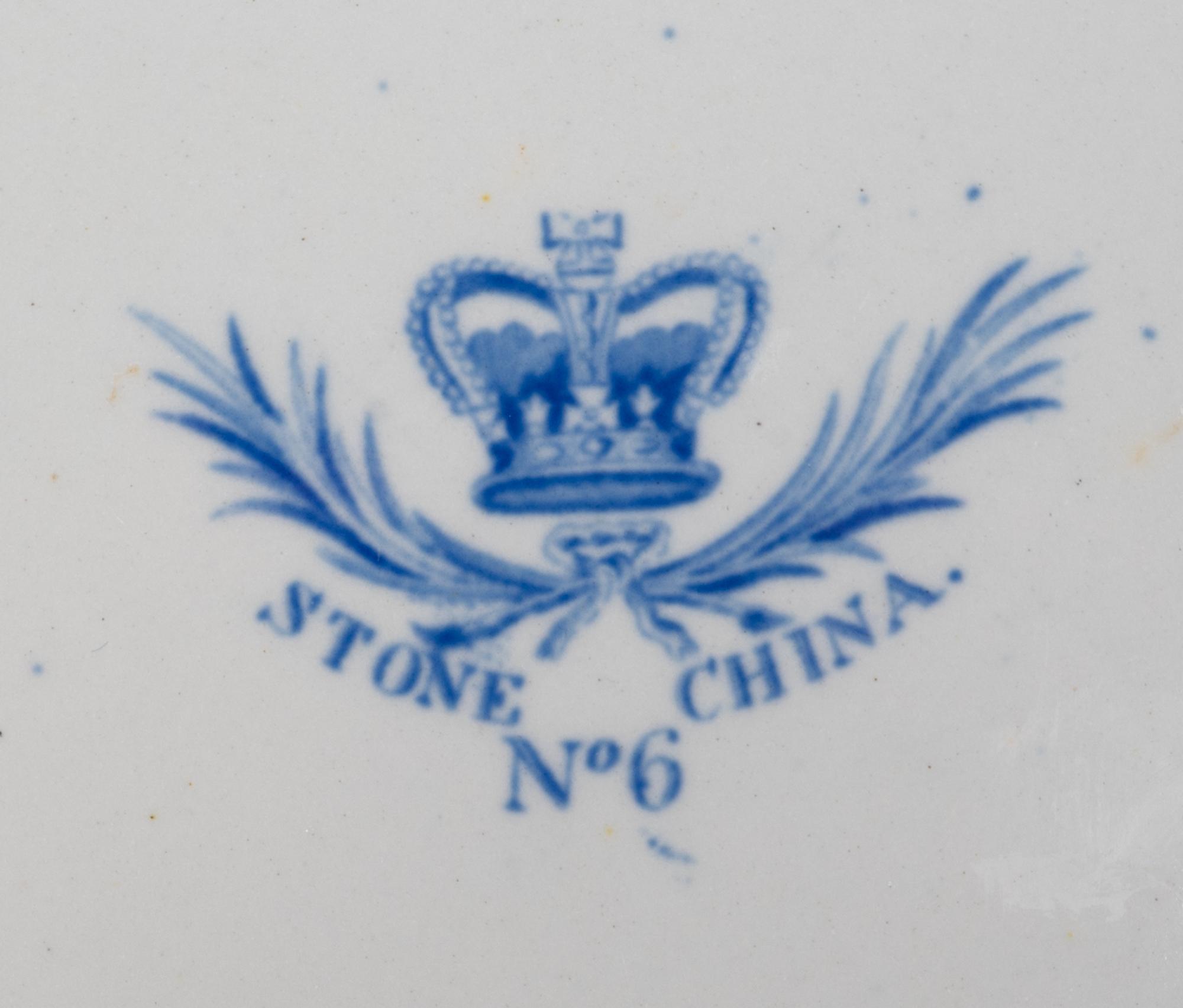 A Set of Fourteen Mason's Ironstone Dinner Plates and Ten English Ironstone Bread and Butter Plates — 19TH CENTURY